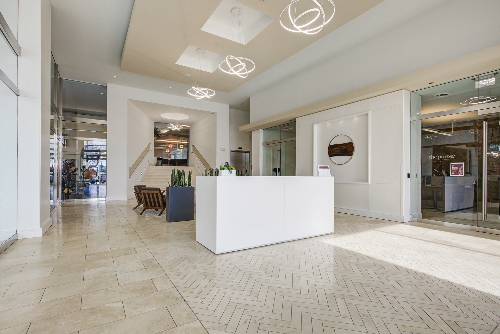 The Porter Brewers Hill Clubhouse Seating Area